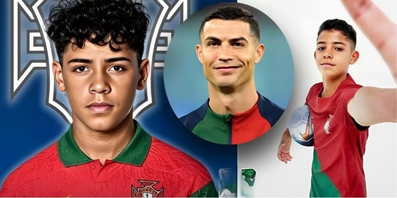 Ronaldo Jr chuẩn bị lên tuyển Bồ Đào Nha: Hổ phụ sinh hổ tử Ronaldo Jr chuẩn bị lên tuyển Bồ Đào Nha: Hổ phụ sinh hổ tử
