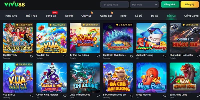 VIVU88 Điểm Đến Giải Trí Trực Tuyến Hấp Dẫn Nhất 2025 Bắn cá đổi thưởng nhanh tay trúng lớn